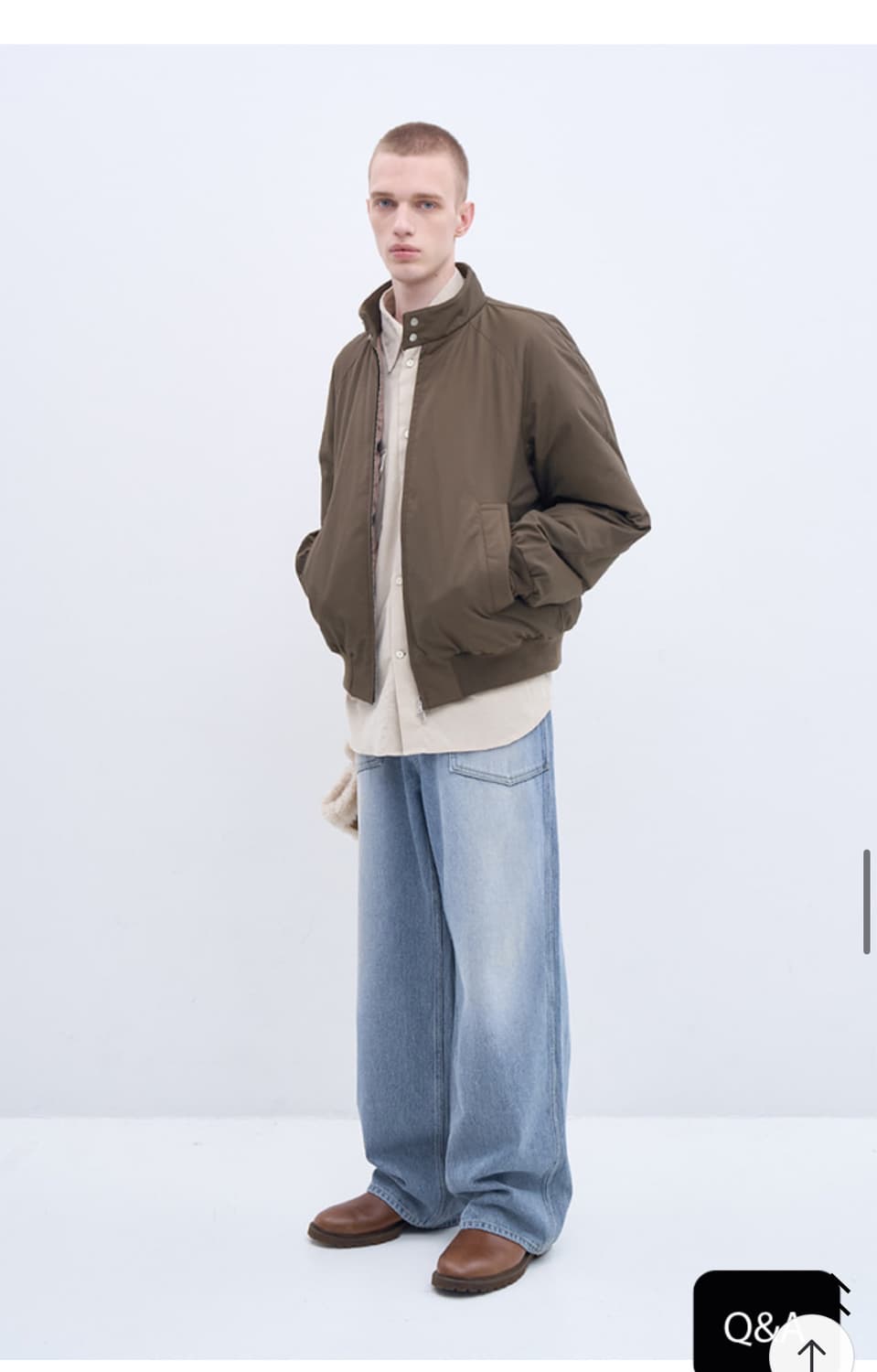 애프터프레이 리가즈 해링턴 다운 블루종 L 상품이미지7