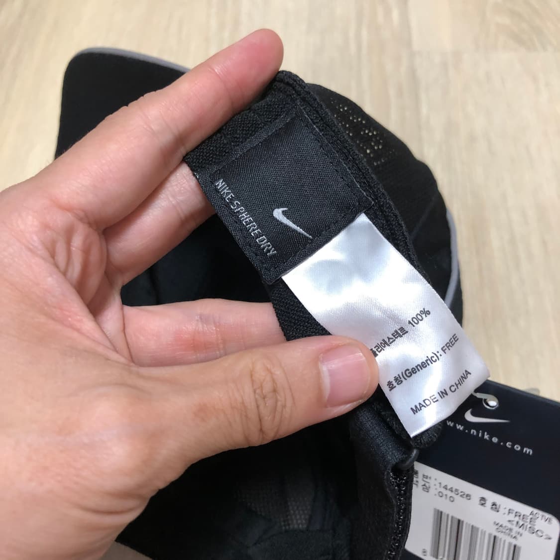 (ONE SIZE) 00's 새상품 나이키 스피어드라이 스카치러닝캡 블랙 상품이미지6