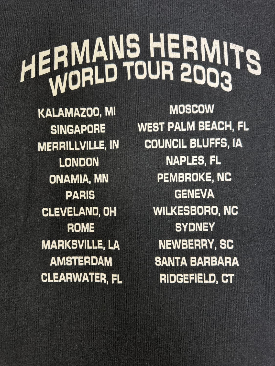 빈티지 00s 허만스 허밋 HERMANS HERMITS 티셔츠 2XL 상품이미지5