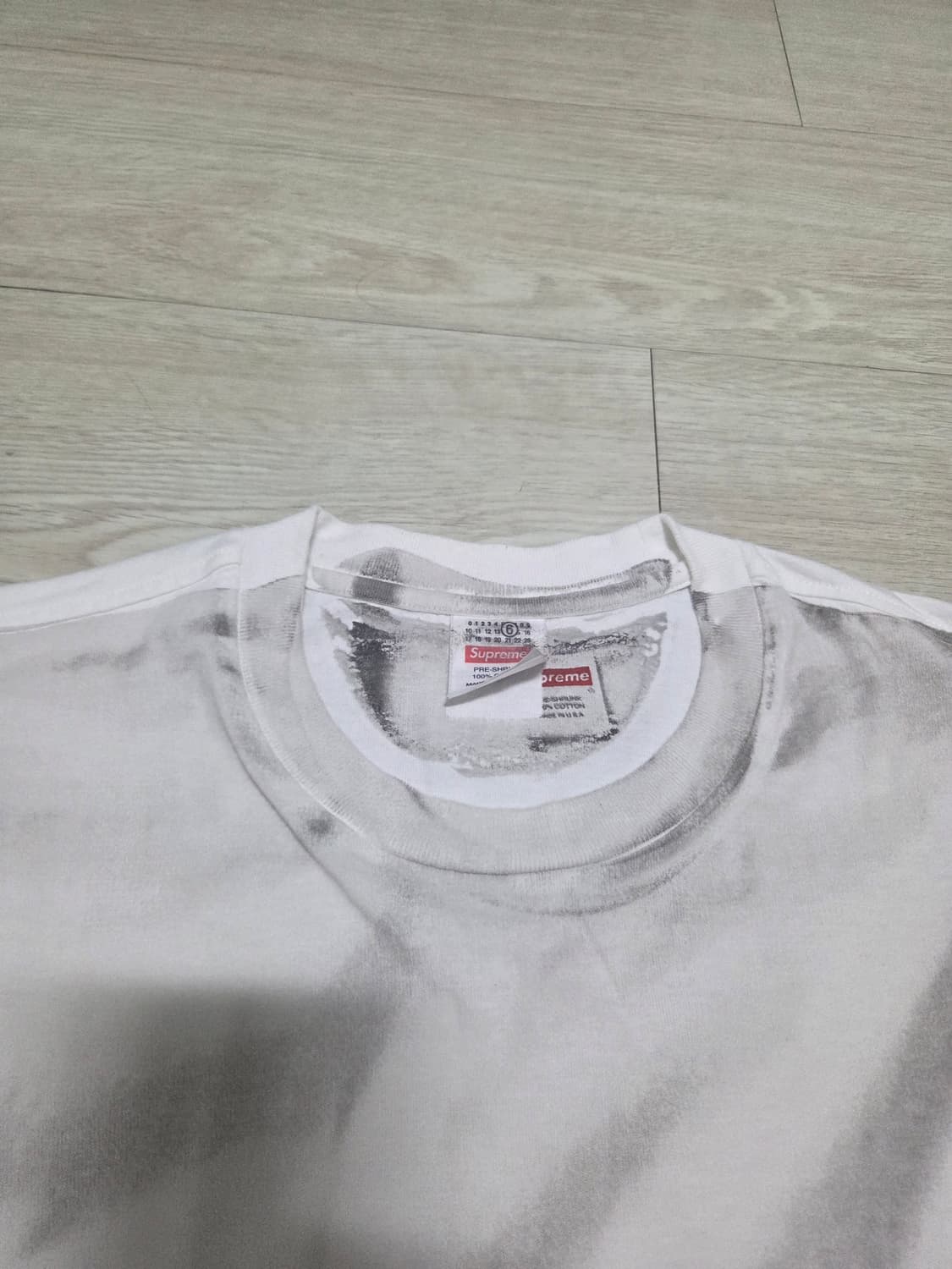 슈프림 마르지엘라 박스로고 티 L 상품이미지2