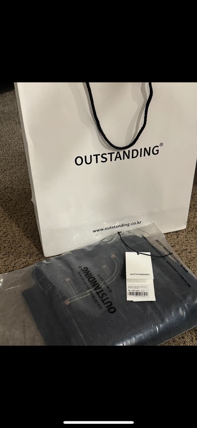 아웃스탠딩 40s 셀비지 데님 팬츠 인디고 라지 L 사이즈 상품이미지5