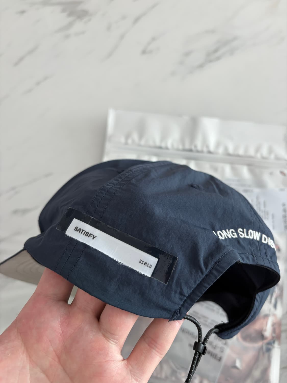 새티스파이 플라이트실크 핀치 캡 네이비  상품이미지3