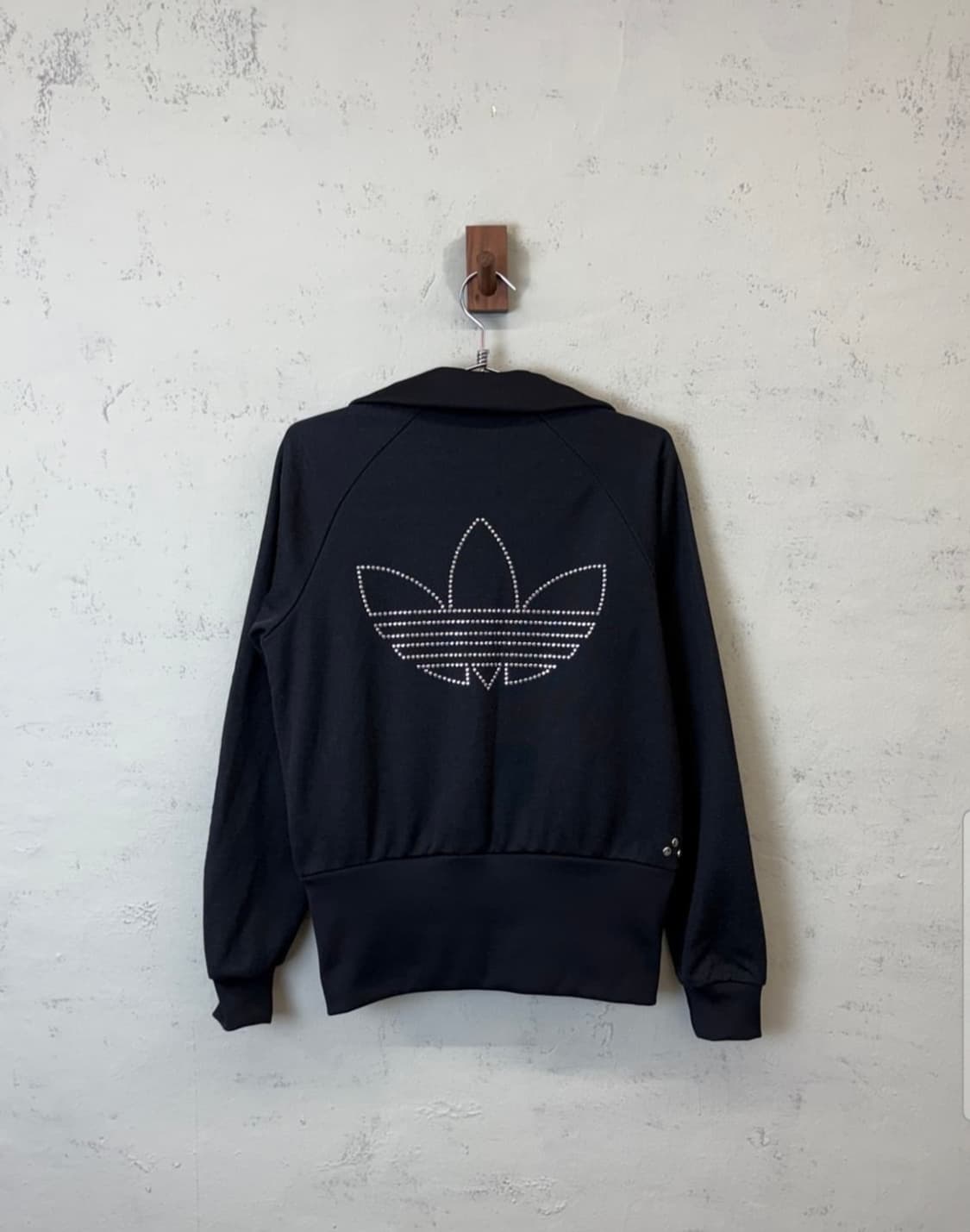 아디다스 큐빅 져지 빈티지 글리터 큐빅 로고 트랙탑 져지 상품이미지2