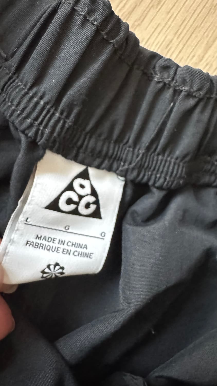 나이키 ACG 라인의 블랙 나일론 반바지 L 상품이미지6