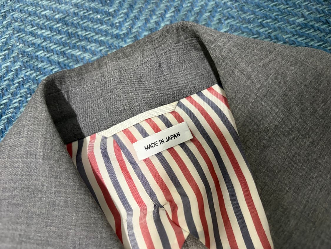 톰브라운 울120수 그레이 펀믹스 코트 1사이즈 상품이미지5