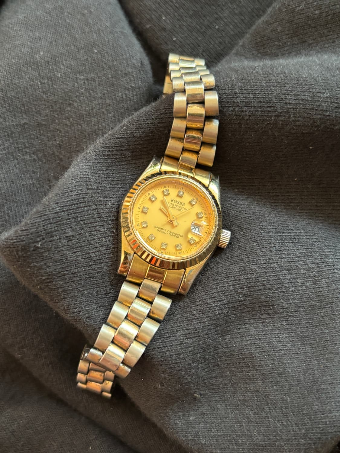 vintage rosee metal watch 상품이미지1