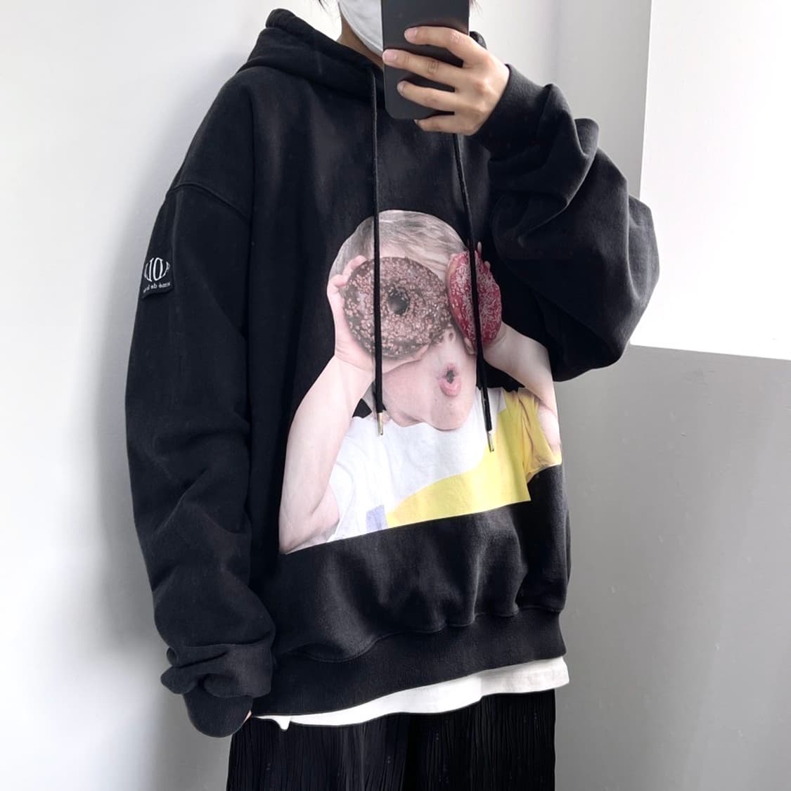 아크메드라비 베이비 페이스 도넛 헤비스웻 후드티 상품이미지3