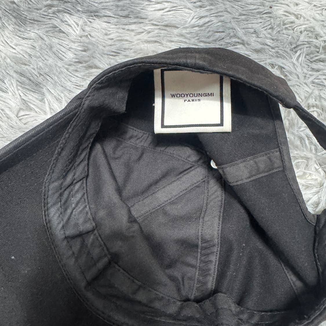 우영미 블랙 볼캡 모자  상품이미지6