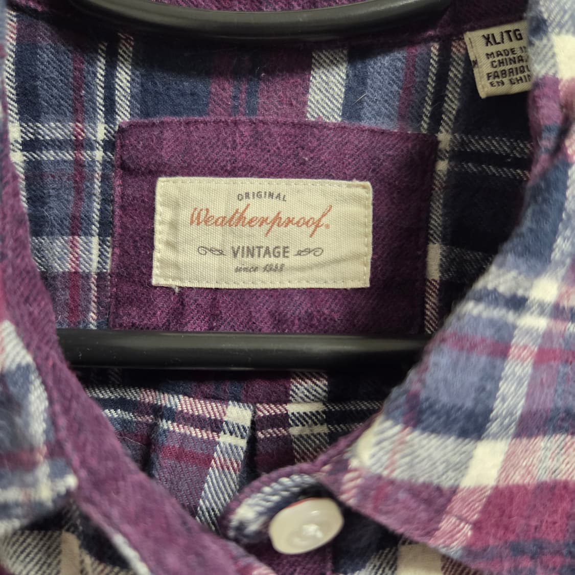 Weatherproof 아메리칸 플란넬 체크 셔츠 L(100) 상품이미지3