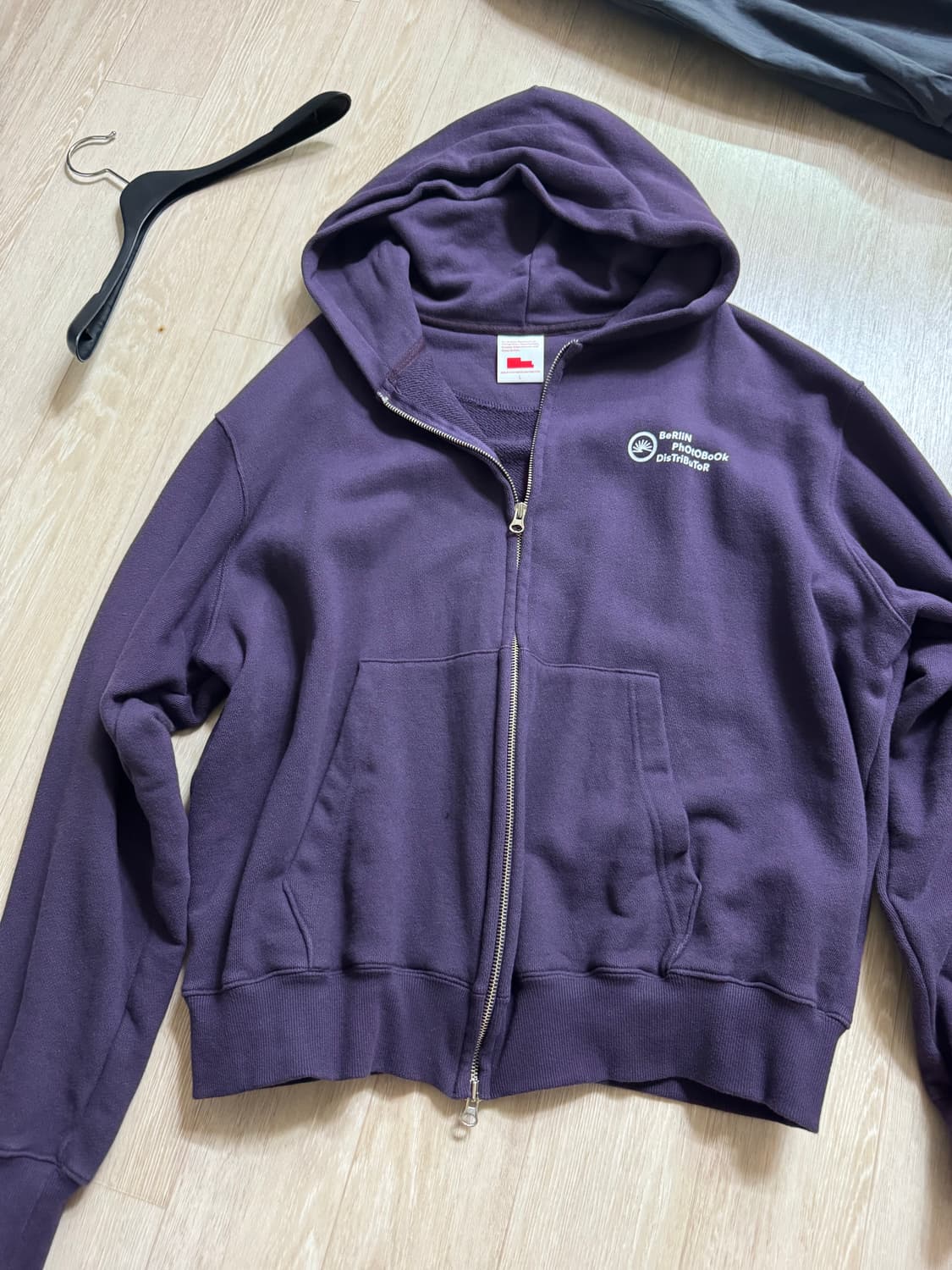 베를린포토북 후드집업 퍼플 상품이미지3