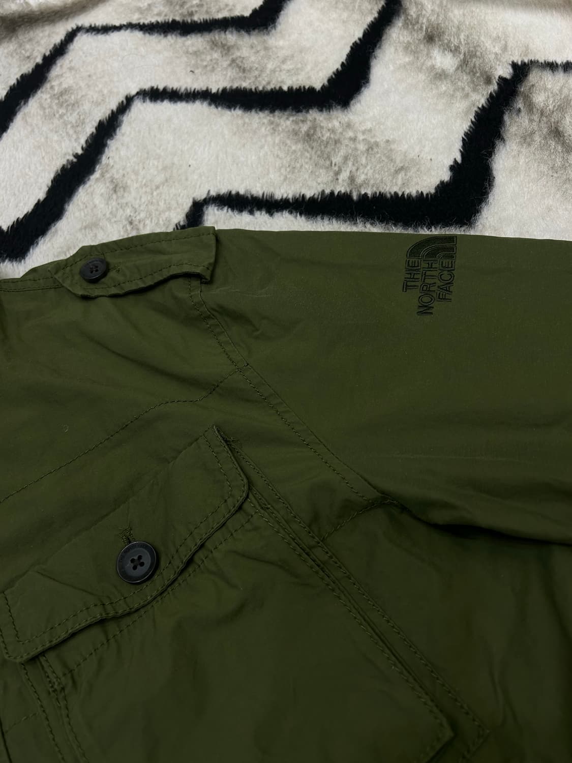 [XL]노스페이스 밀리터리 사파리 바람막이/카키 상품이미지1