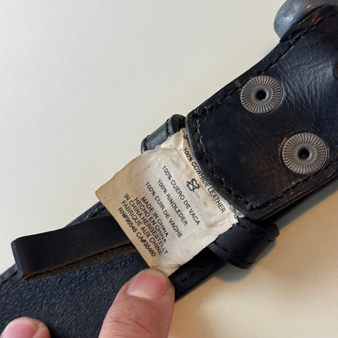 오클리 00s 아카이브 레더 벨트 (OS) 카우하이드 상품이미지7