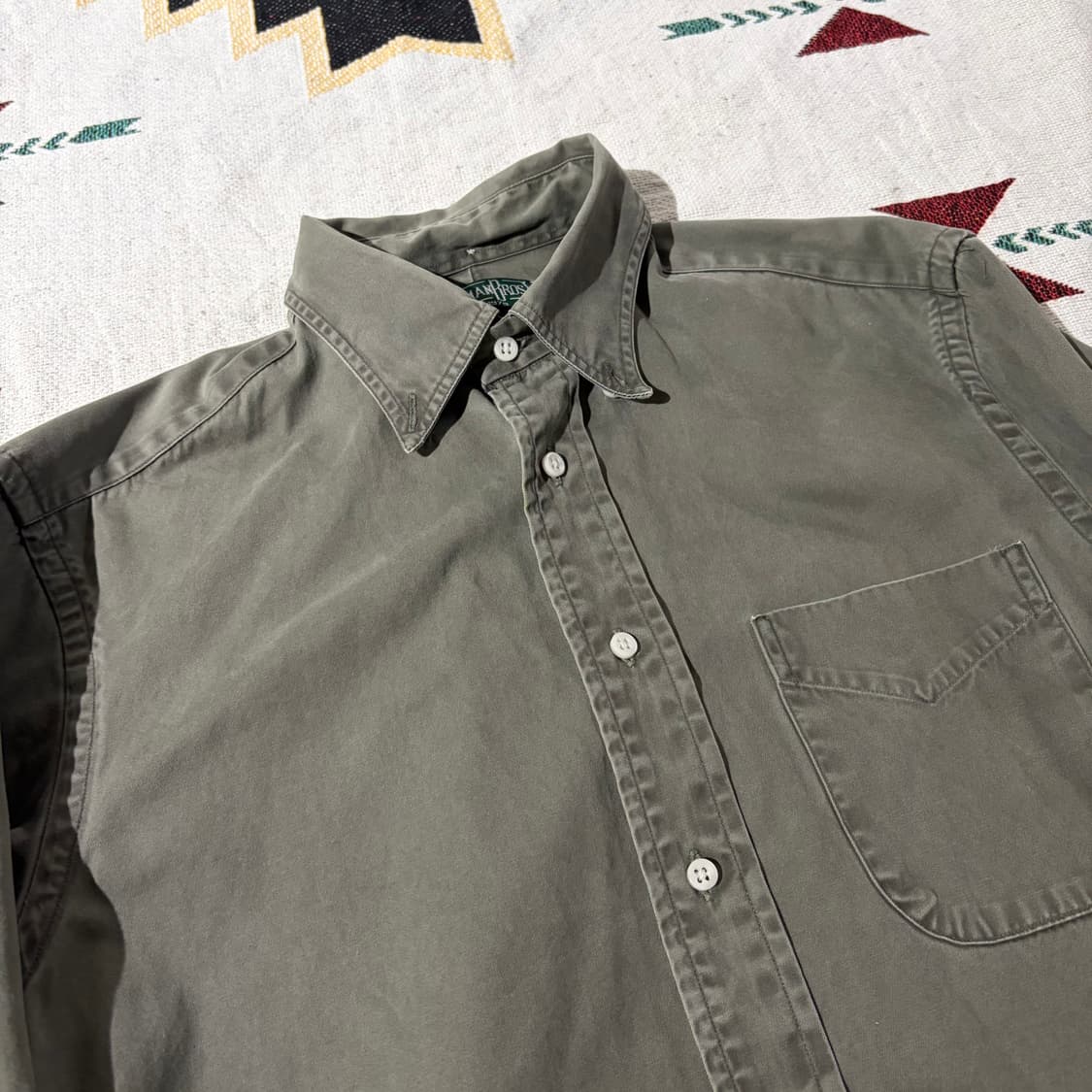 Gitman Bros Vintage Olive Shirts 상품이미지2
