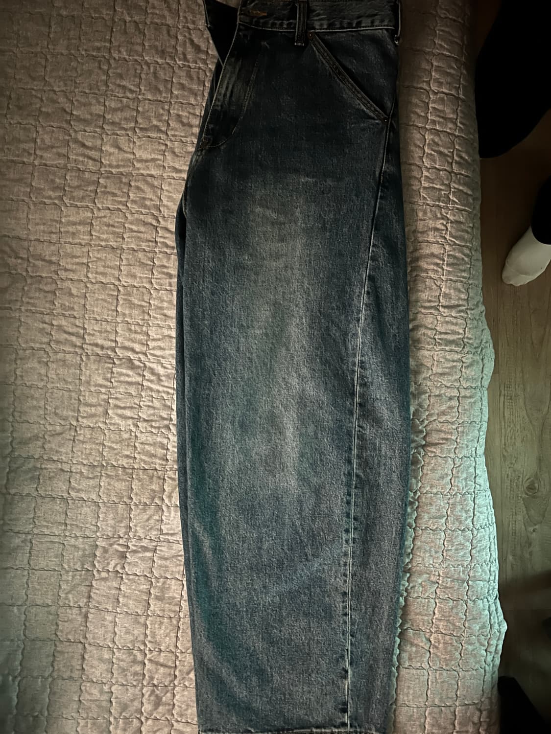 해칭룸 와이드 커브진 3 사이즈 상품이미지5