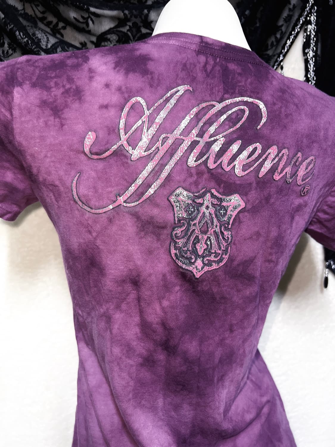 어플릭션st 버커루 y2k 와투케 갸루 펑크 00s 오리엔탈 레터링 반팔 상품이미지8