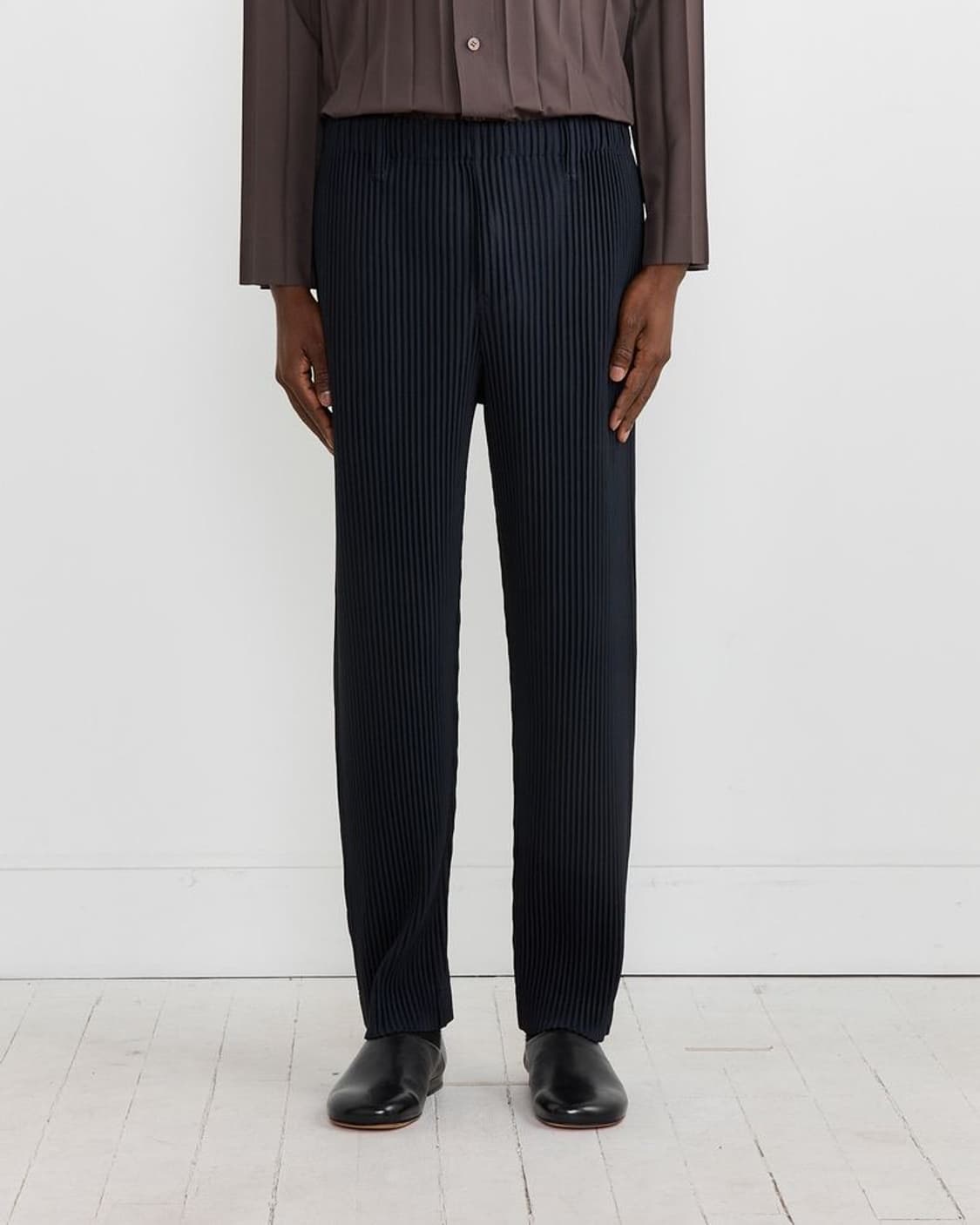 이세이미야케 옴므플리세 베이직 팬츠 네이비 1  상품이미지1