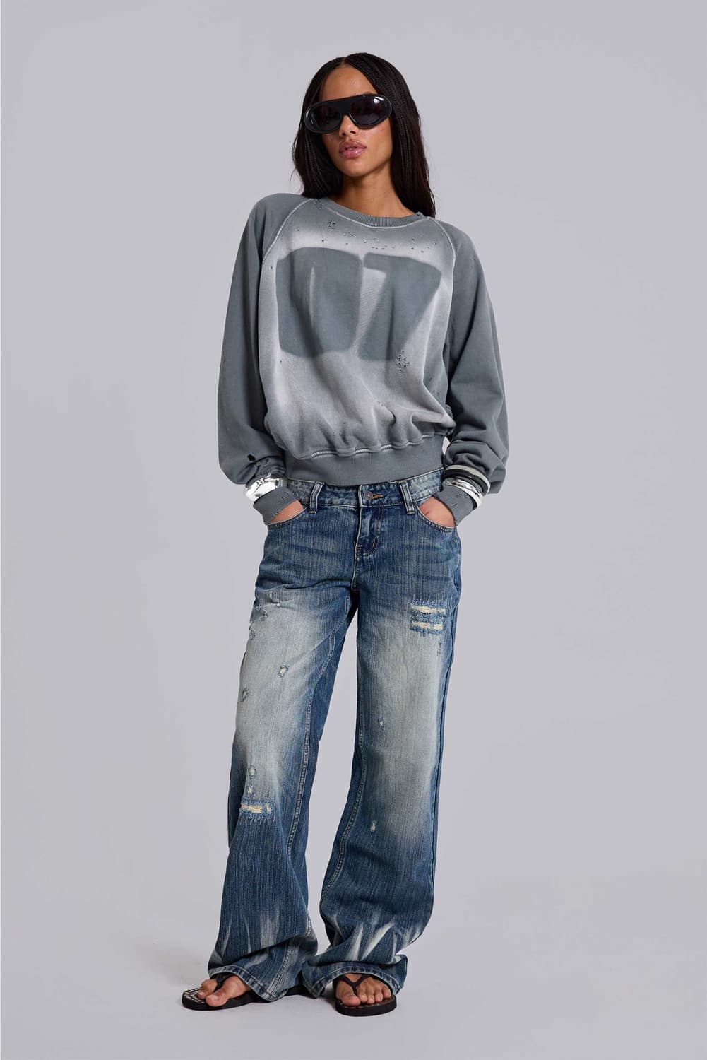 미착용 Jaded london 제이디드 런던 맨투맨 s 상품이미지7