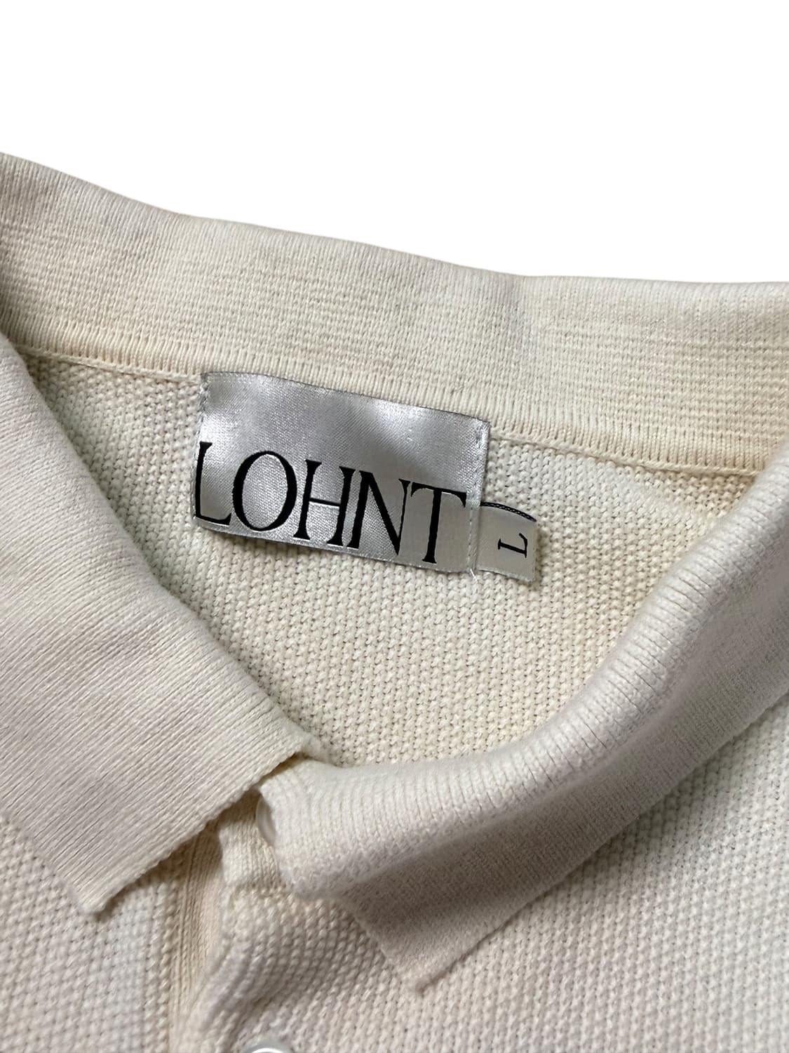 LOHNT 론트 반팔 니트 카라티 상품이미지3