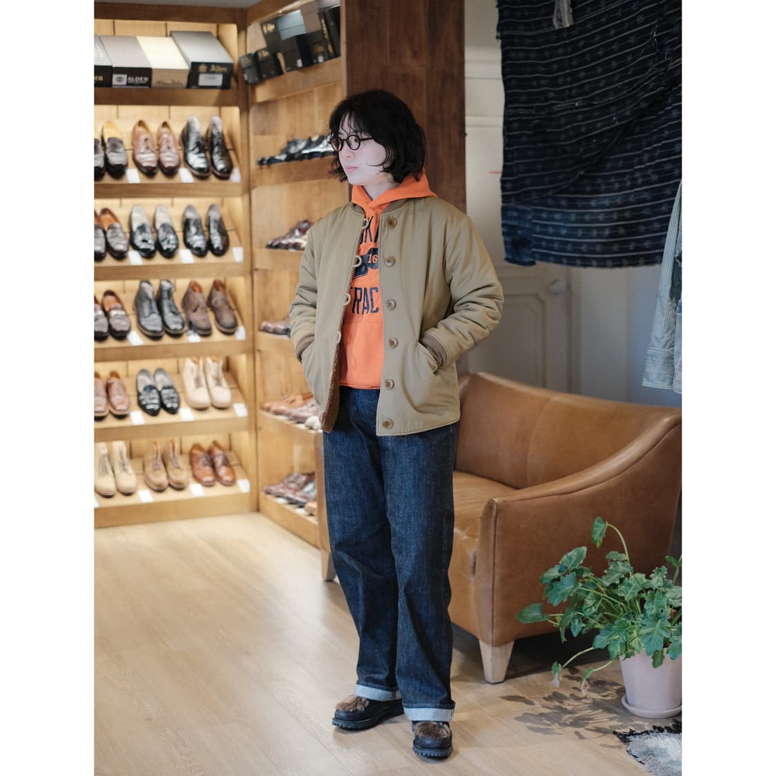 레노 알파카 울 M43 밀리터리 라이너 자켓 2사이즈(추천 55-66) 상품이미지2