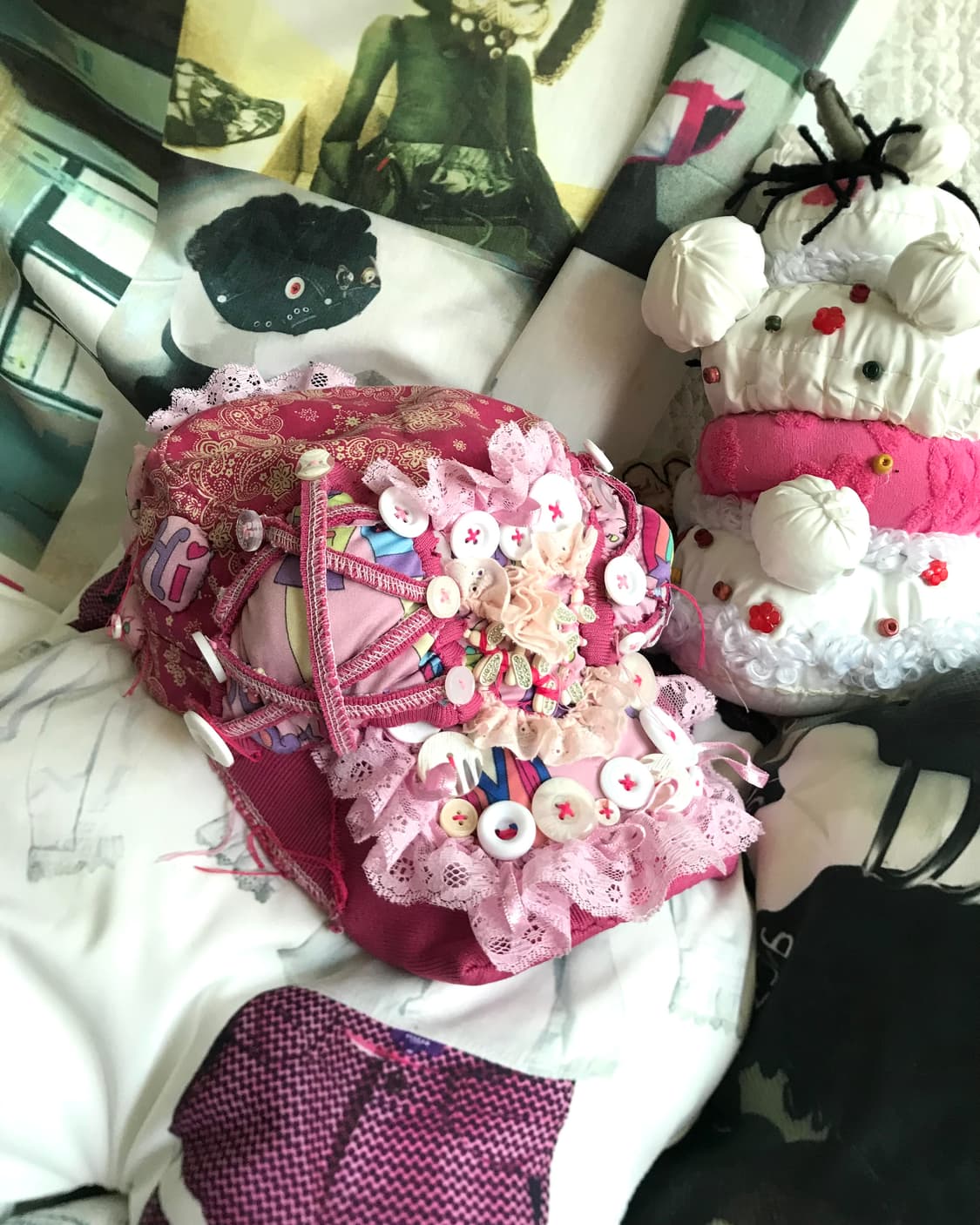 Kitsch candy Cat-Ear embossed cap 상품이미지2