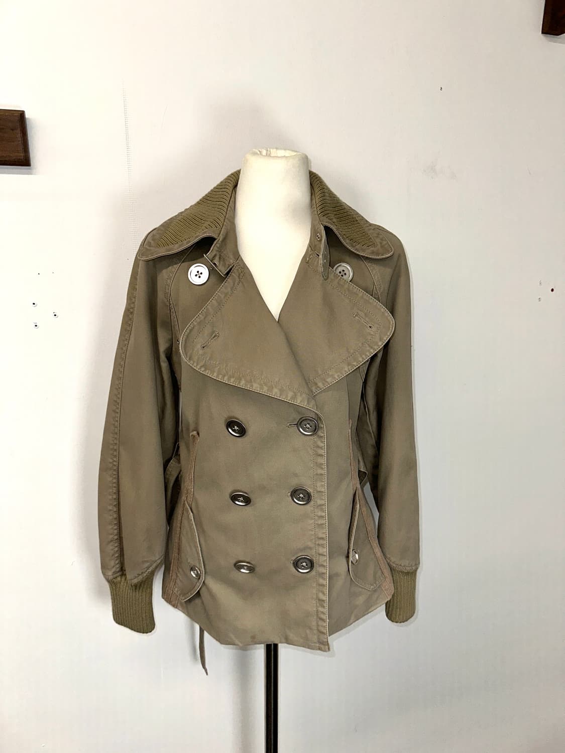 아르마니  y2k 아일렛 버클 자켓 (딱붙핏) 상품이미지5