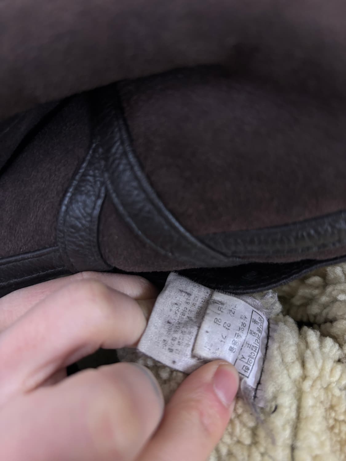  B-3 양가죽 무스탕 상품이미지7