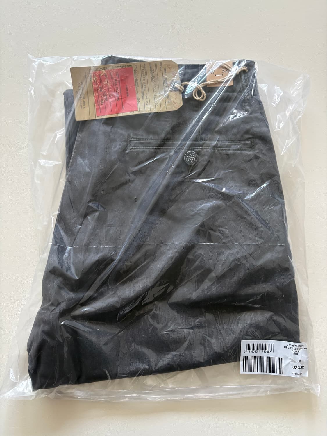 [새상품] 더블알엘 rrl 헤링본 필드 팬츠 블랙 32x32 상품이미지1