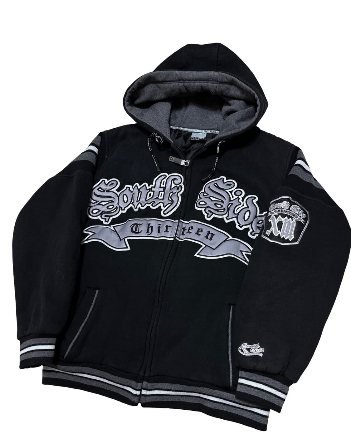 90s 플레이어즈 월드와이드 누빔 후드자켓 상품이미지2