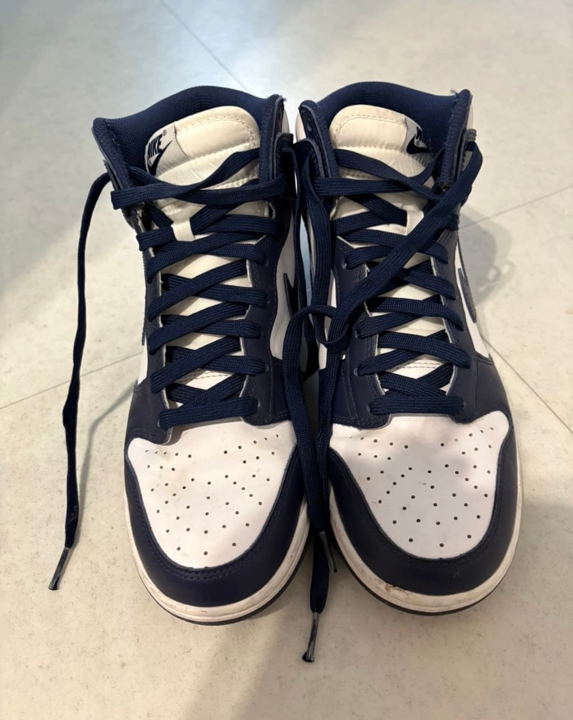 덩크 하이 레트로 네이비  상품이미지4