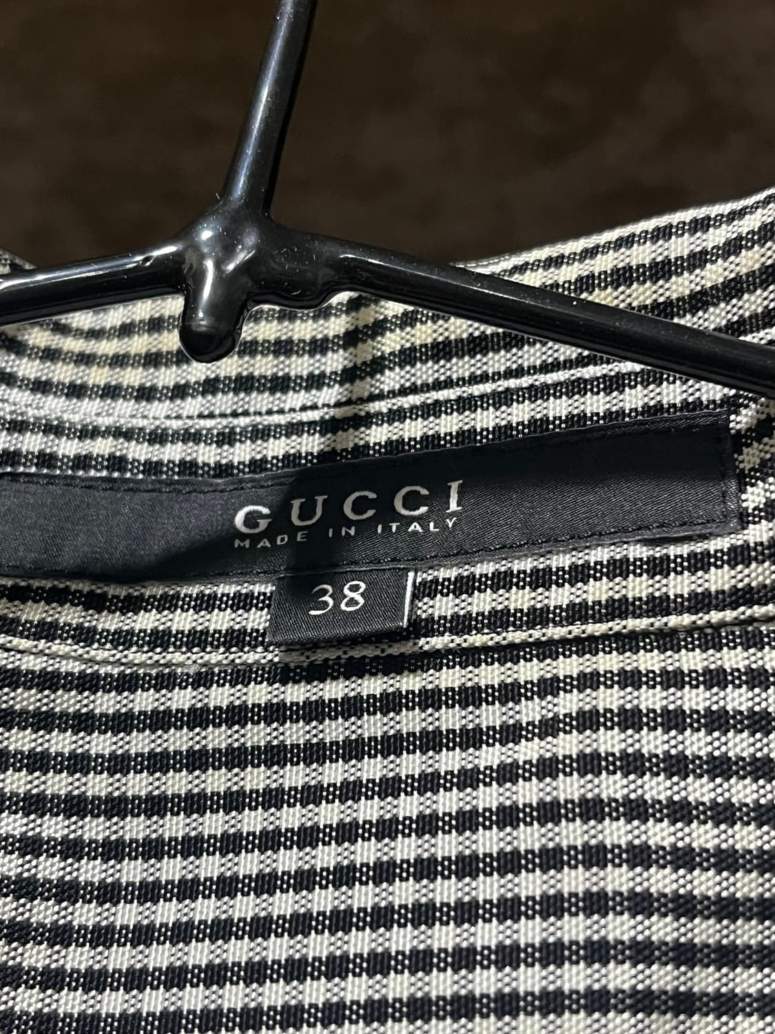 GUCCI 구찌 웨스턴 스타일 깅엄 체크 셔츠 상품이미지3