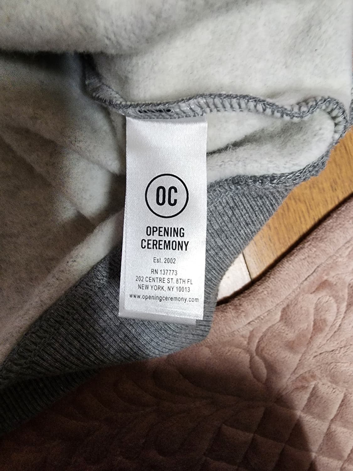 오프닝세레모니 후드티 회색 상품이미지4