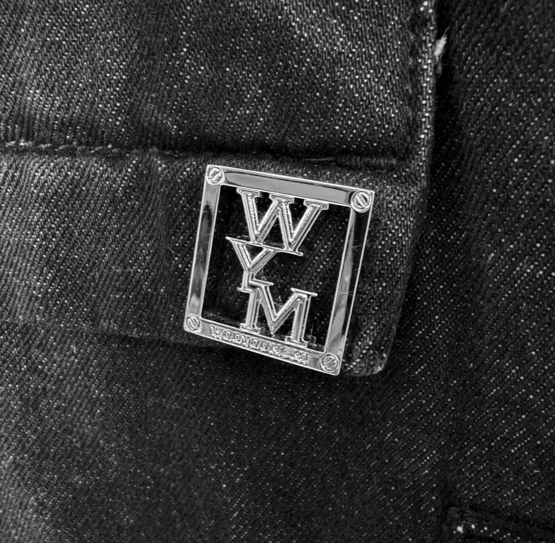 [48] 우영미 남성 패디드 오버사이즈 포켓 데님 셔츠 자켓 블랙 상품이미지5