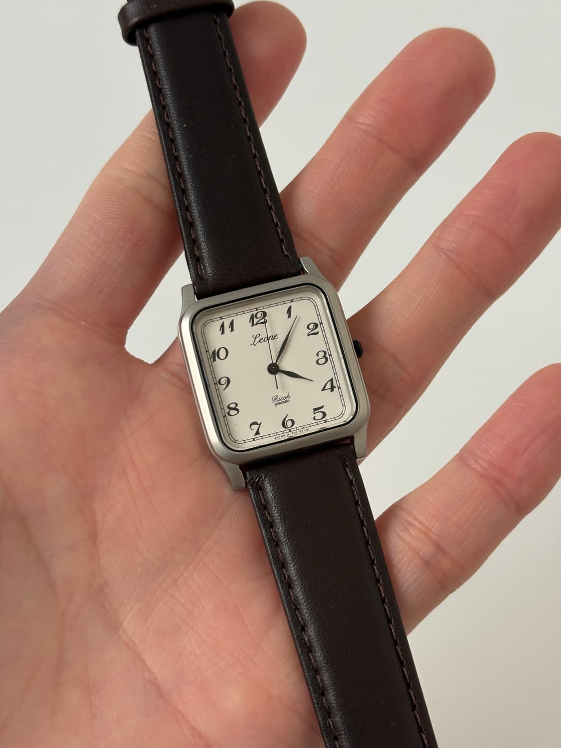 1980s Leone Arabic Index Tank Quartz 상품이미지1