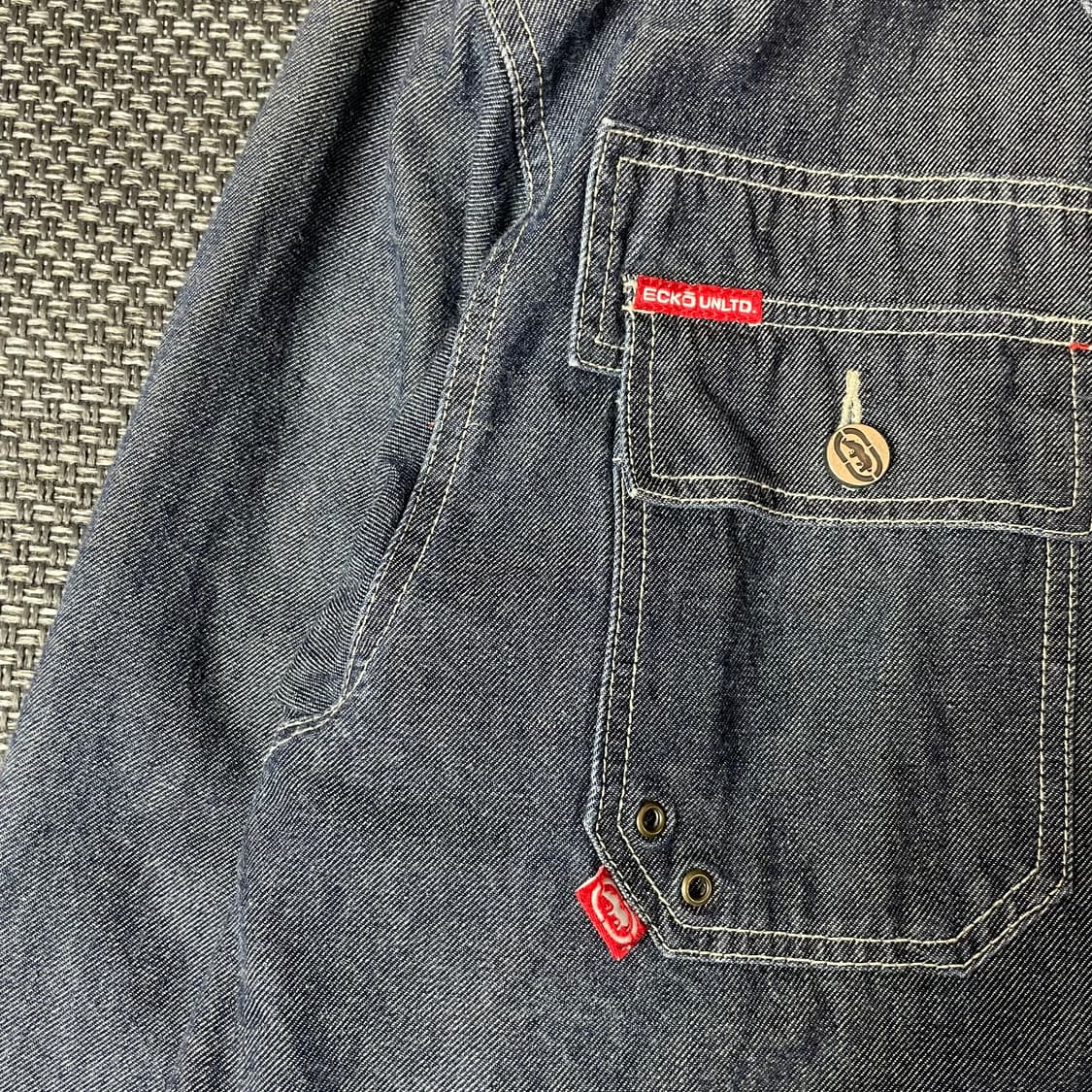 ECKO UNLTD 에코 언리미티드 힙합 올드스쿨 데님 자켓 XL 상품이미지6