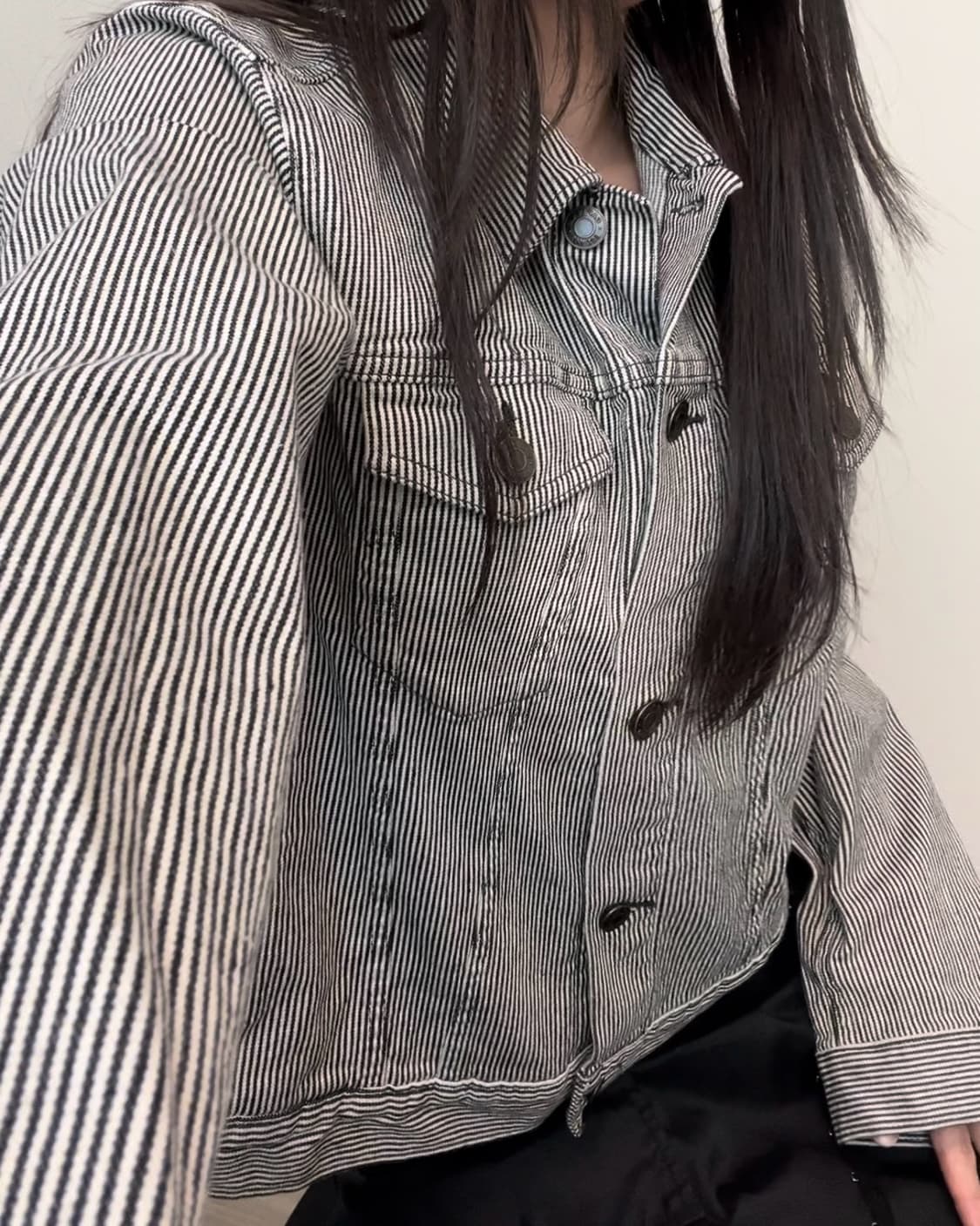 GAP stripe trucker jacket 상품이미지2