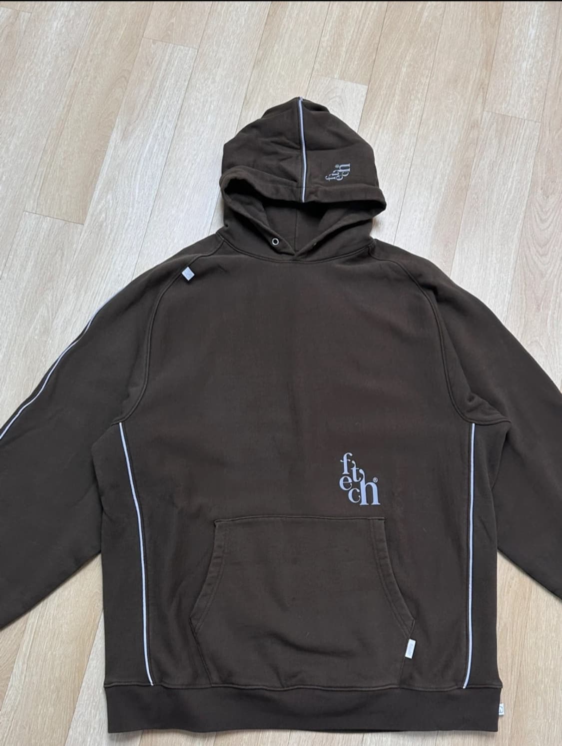 [XL] fetch 후드티 브라운 상품이미지1