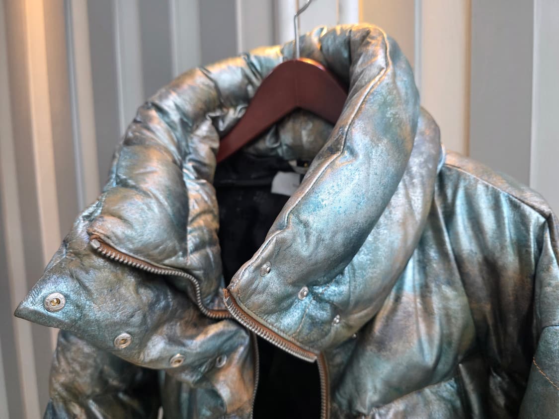 VIAVIA 양가죽 크롭패딩 점퍼 상품이미지2