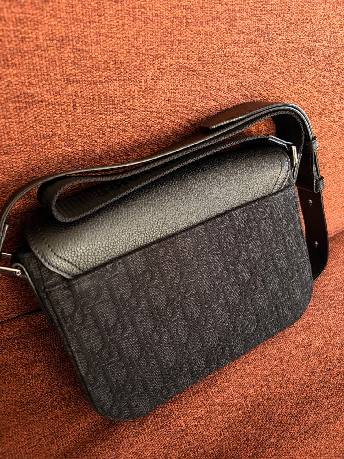 디올 / 새들 플랩 스트랩 백 블백 오블리크 자카드 / OS 상품이미지3