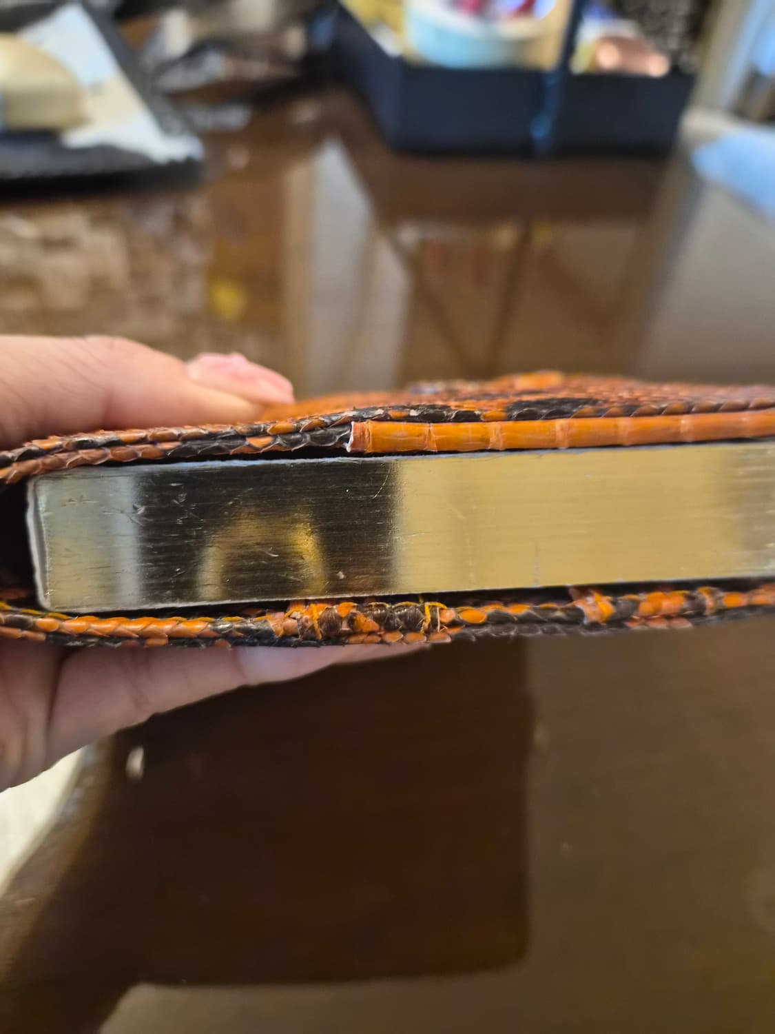 리얼뱀피 빈티지 다이어리 케이스 상품이미지6