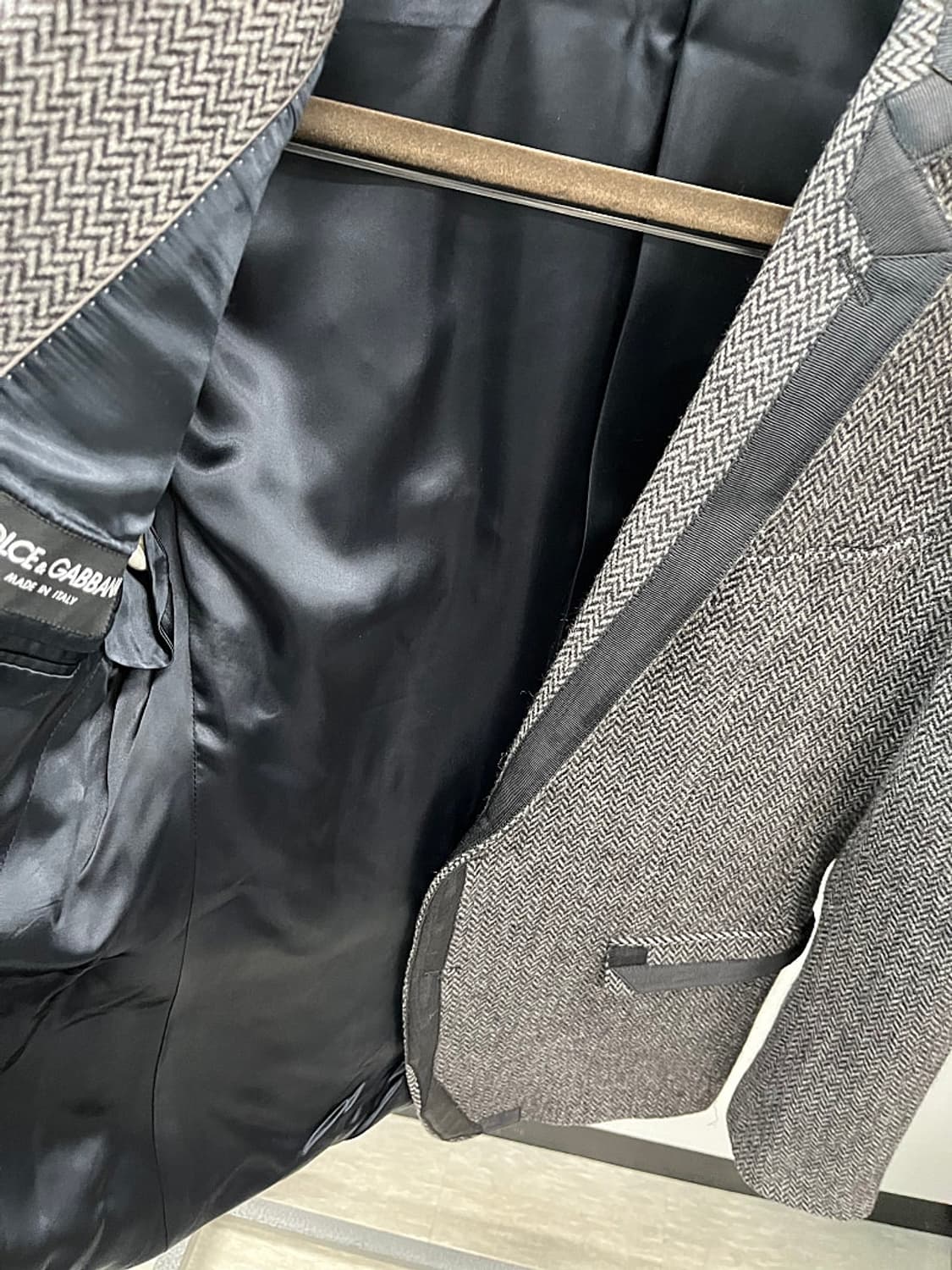 105) 돌체앤가바나 파이핑 헤링본자켓  상품이미지8