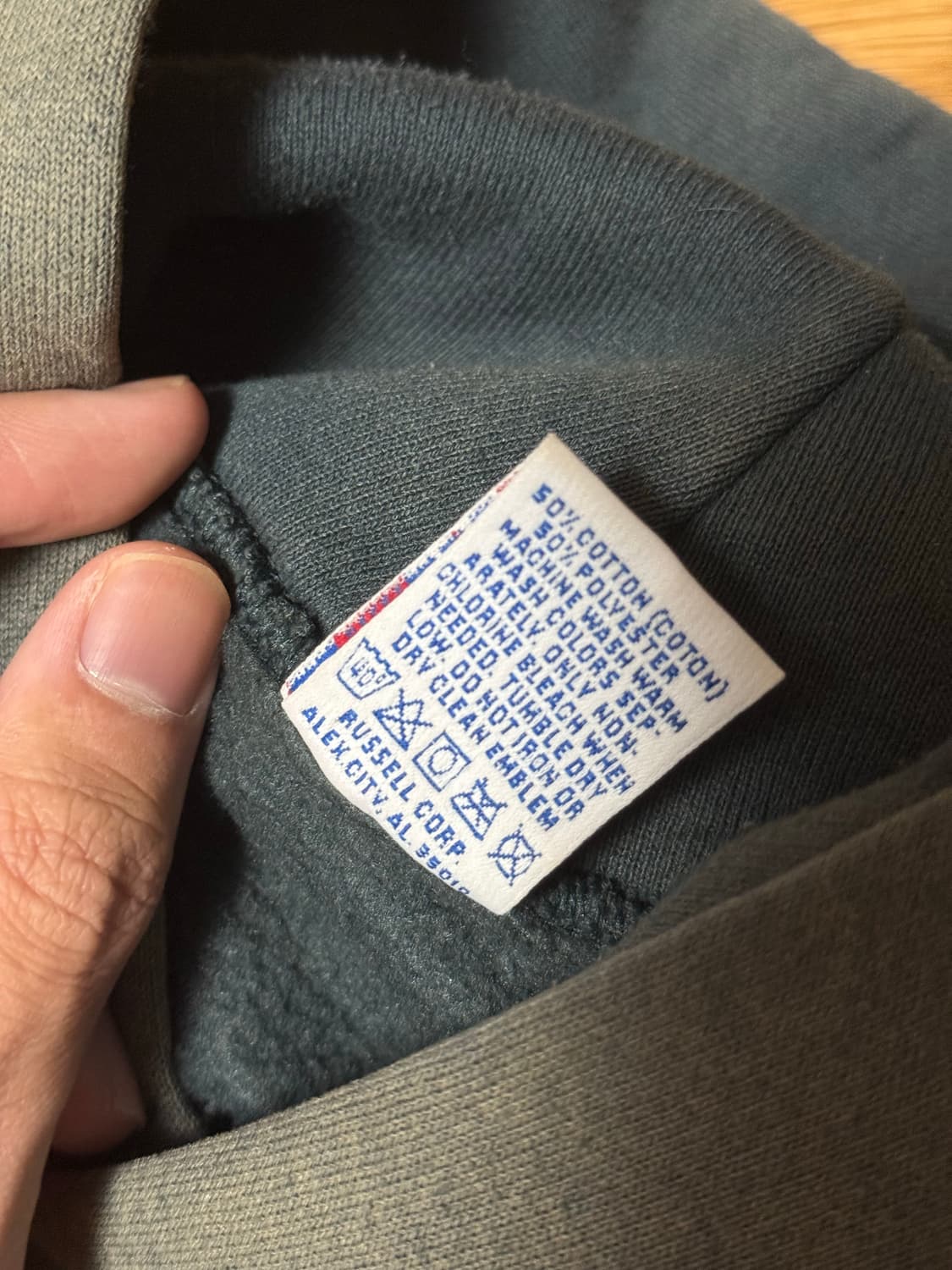 Russell Athletic 스웻 후드 포레스트 그린 상품이미지5