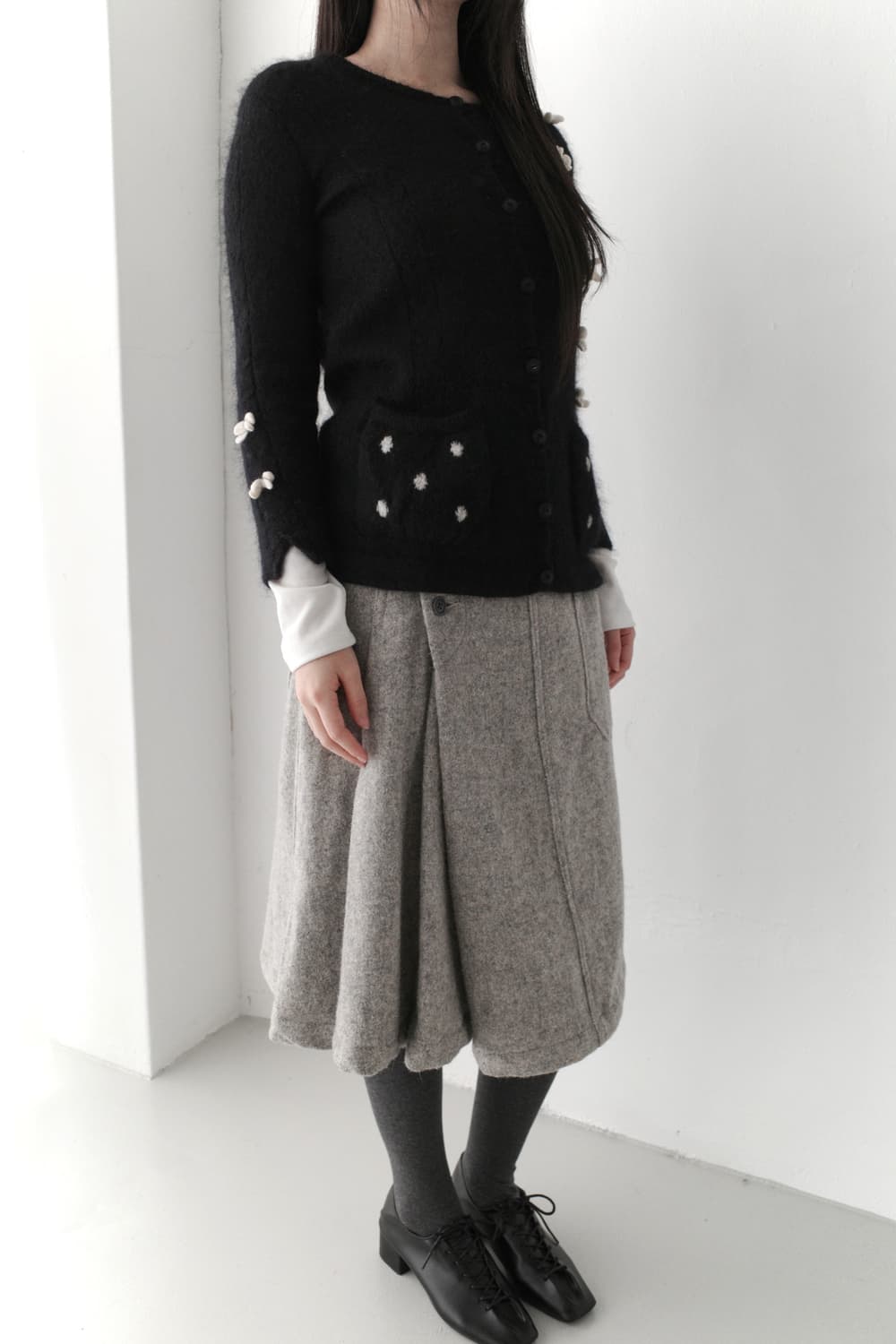 button wrap skirt 상품이미지6