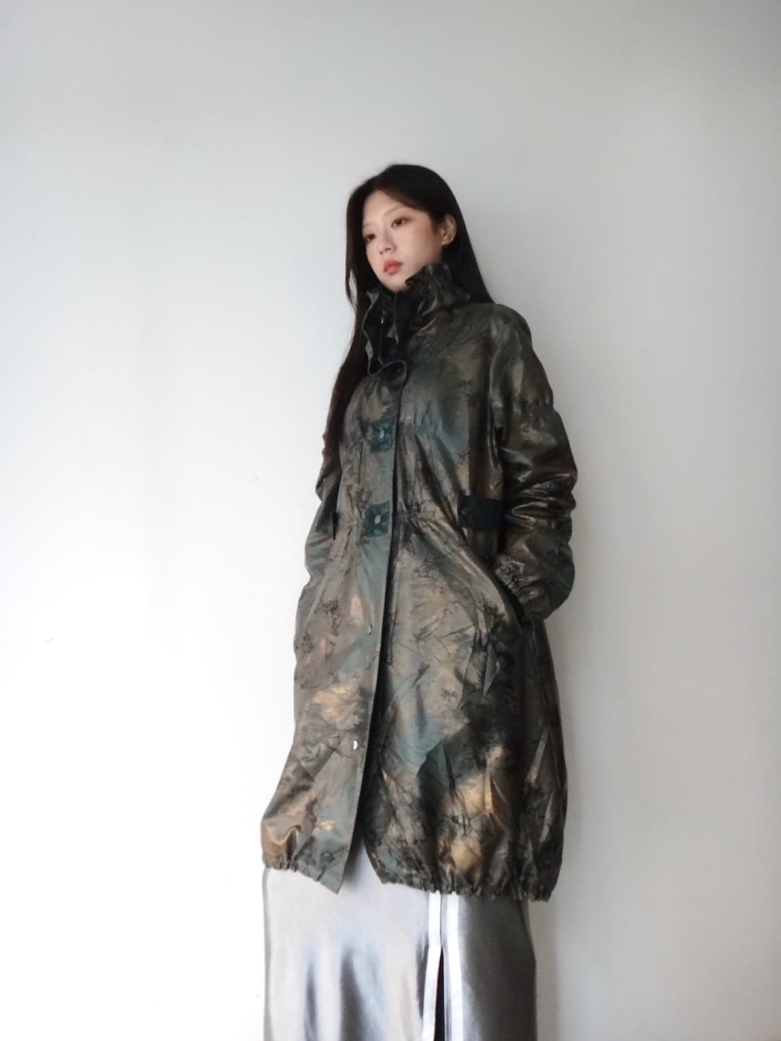 Forest sharp wrinkled jacket / green 상품이미지8