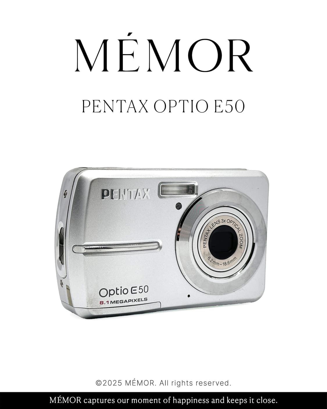 뽀얀느낌🤍PENTAX OPTIO E50 펜탁스 디카 카메라 상품이미지2