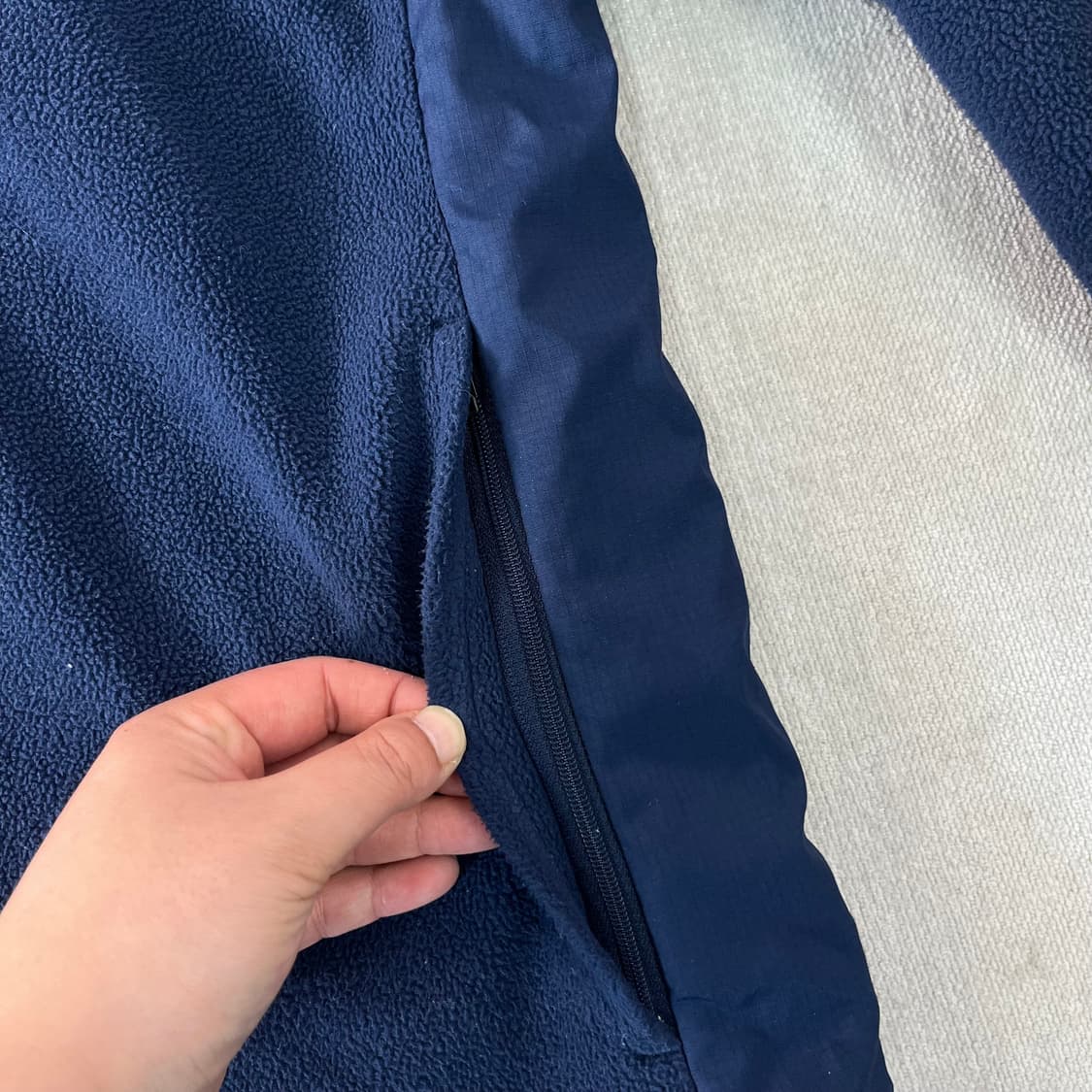 105 나이키 올드스쿨 00s 스몰 스우시 플리스 반집업 후드티 상품이미지5