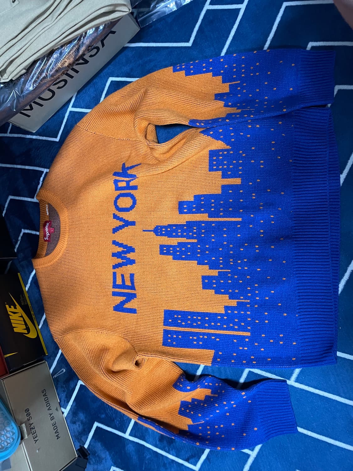 슈프림 뉴욕 니트 L 상품이미지5