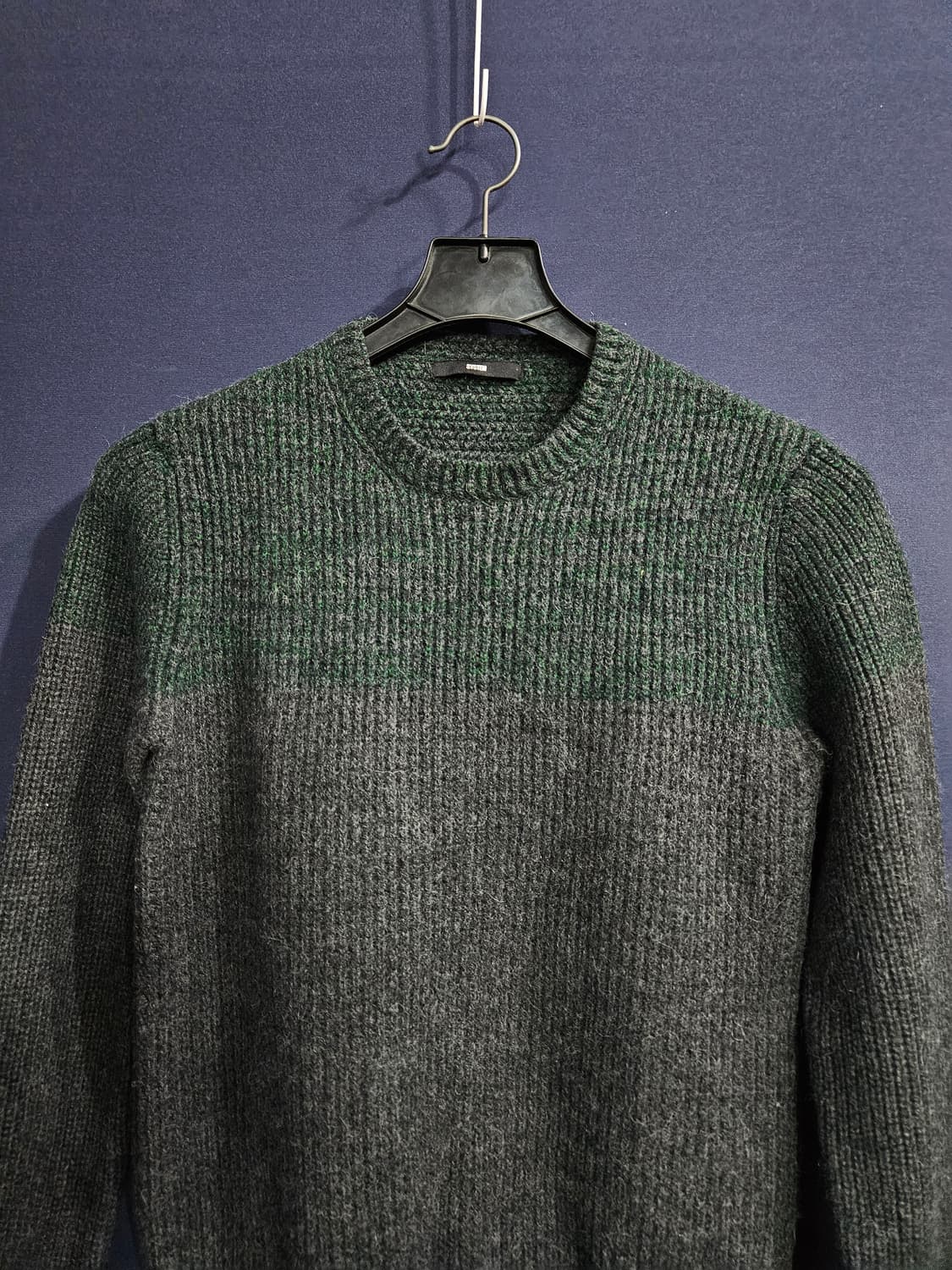 시스템옴므 투톤 남성 슬림핏 100 니트 상품이미지7