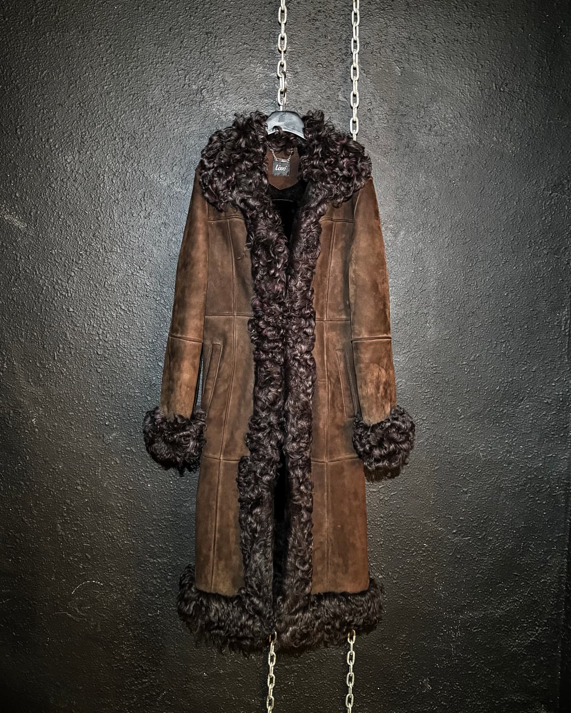Lamb Fur Shearling Long Coat 상품이미지6