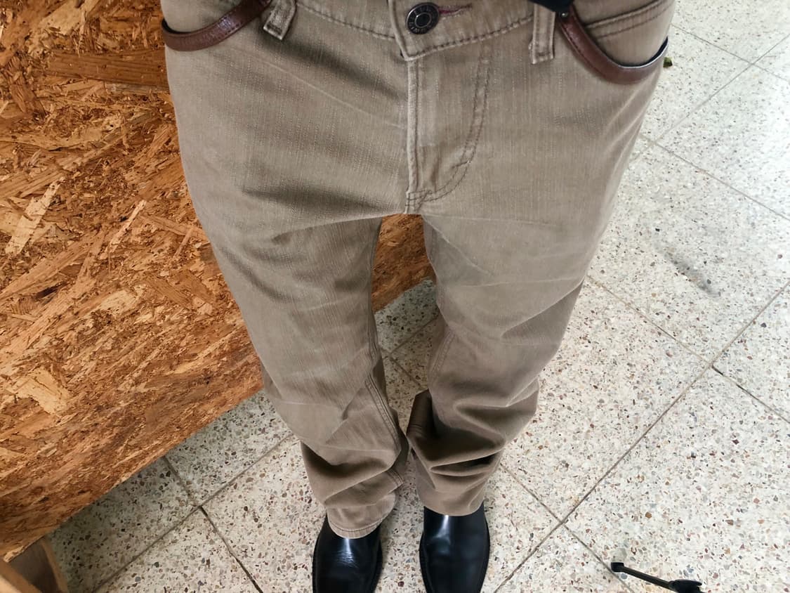 leather-trim pants 상품이미지6