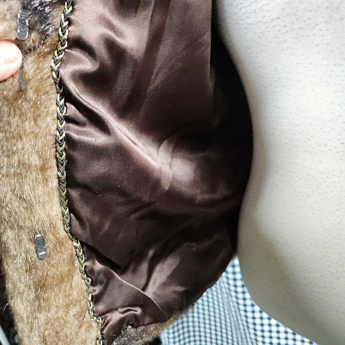 빈티지 브라운 퍼 자켓 / 클래식 무드 상품이미지4